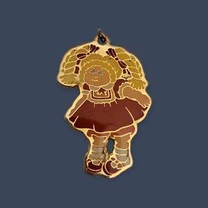 Vtg H. ELDON 1983 Cabbage Patch Doll Pendant